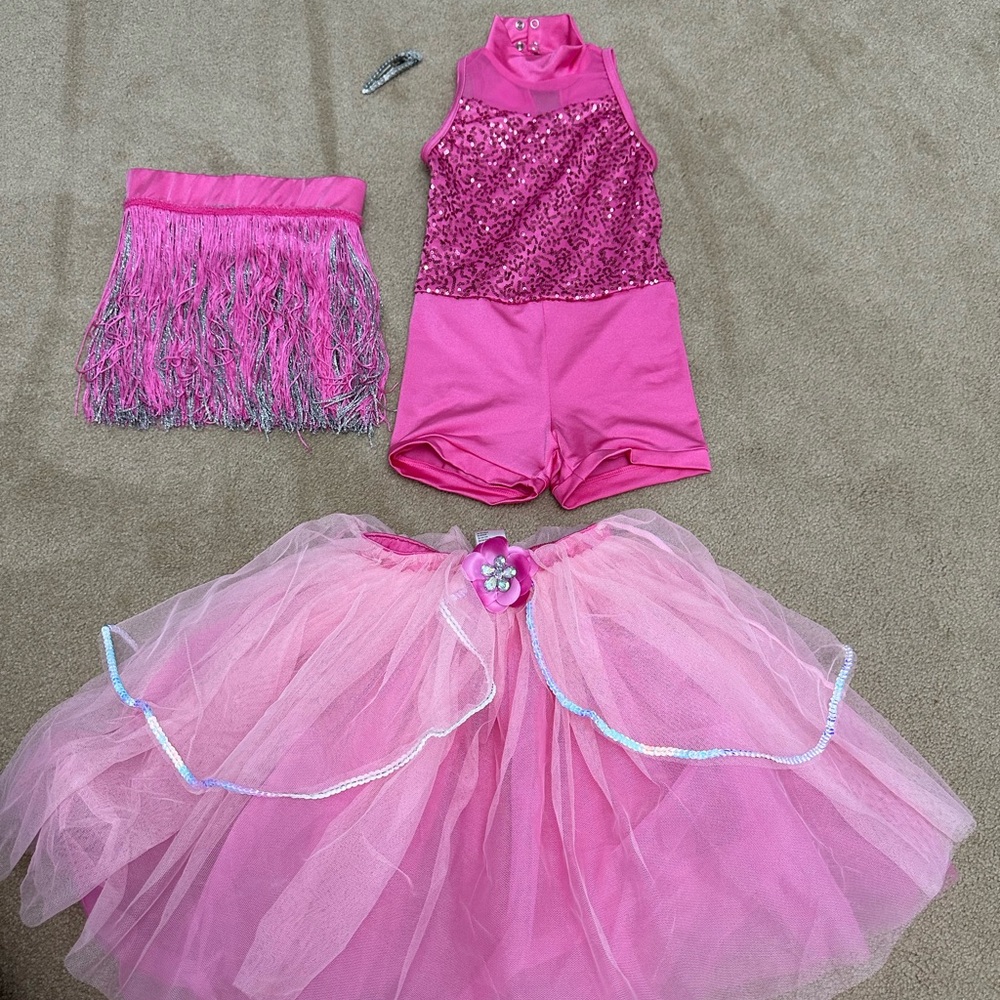 Girls Weissman Showtime Jazz/Ballet Pink size 6/6X